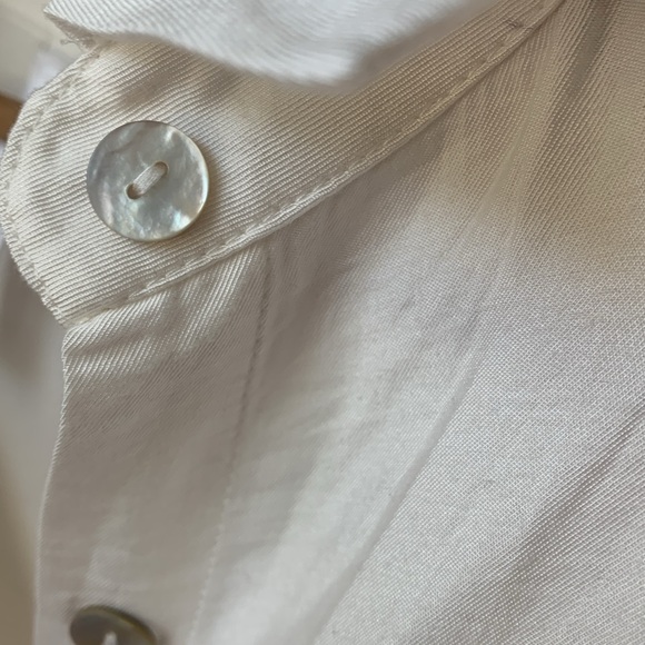 Wynne Layers sz M unstructured cream blouse NWOT - Picture 5 of 6